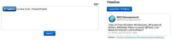 FreezeTweet