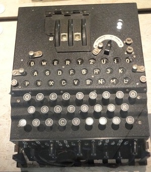 Une machine Enigma, mod&egrave;le de 1940