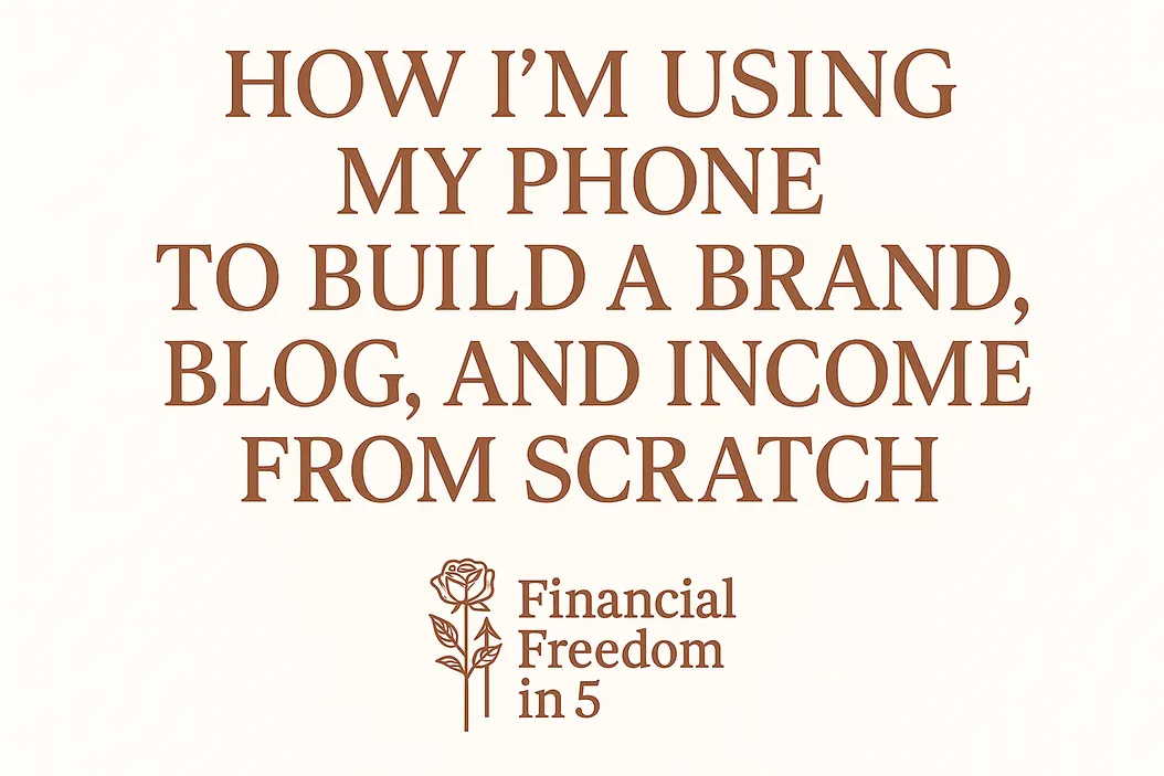 How I’m Using My Phone to Build a Brand, Blog, and Income from Scratch