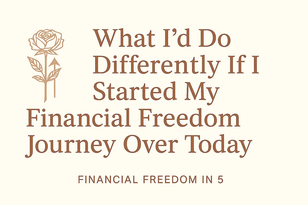 What I’d Do Differently If I Started My Financial Freedom Journey Over Today