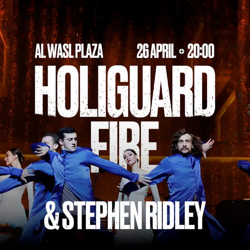 HOLIGUARD FIRE: Epic Dance Warriors & Piano Maestro Stephen Ridley Electrify Dubai's Al Wasl Dome