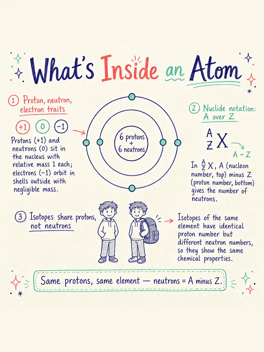 What's Inside an Atom — study notes