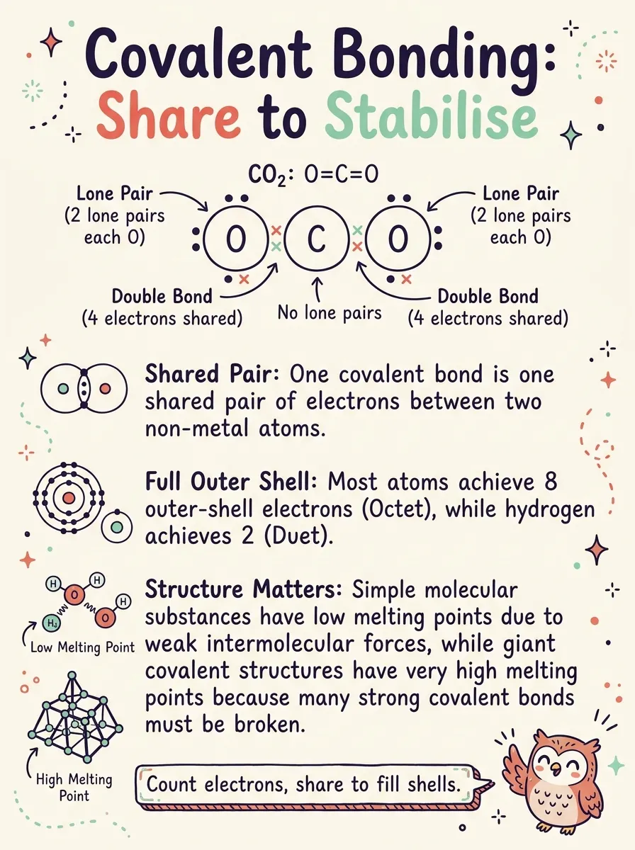 Covalent Bonding: Sharing Is Caring (Electrons, That Is) — Study Notes