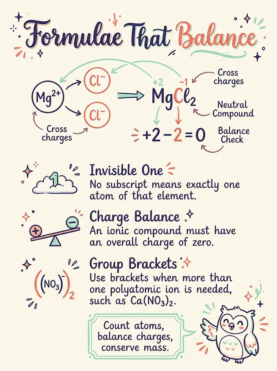Formulae and Equation Writing — Study Notes