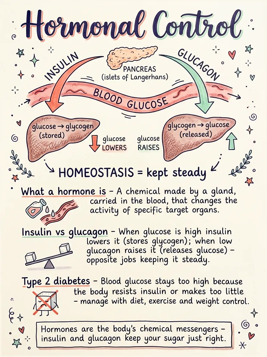 Hormonal Control — Study Notes