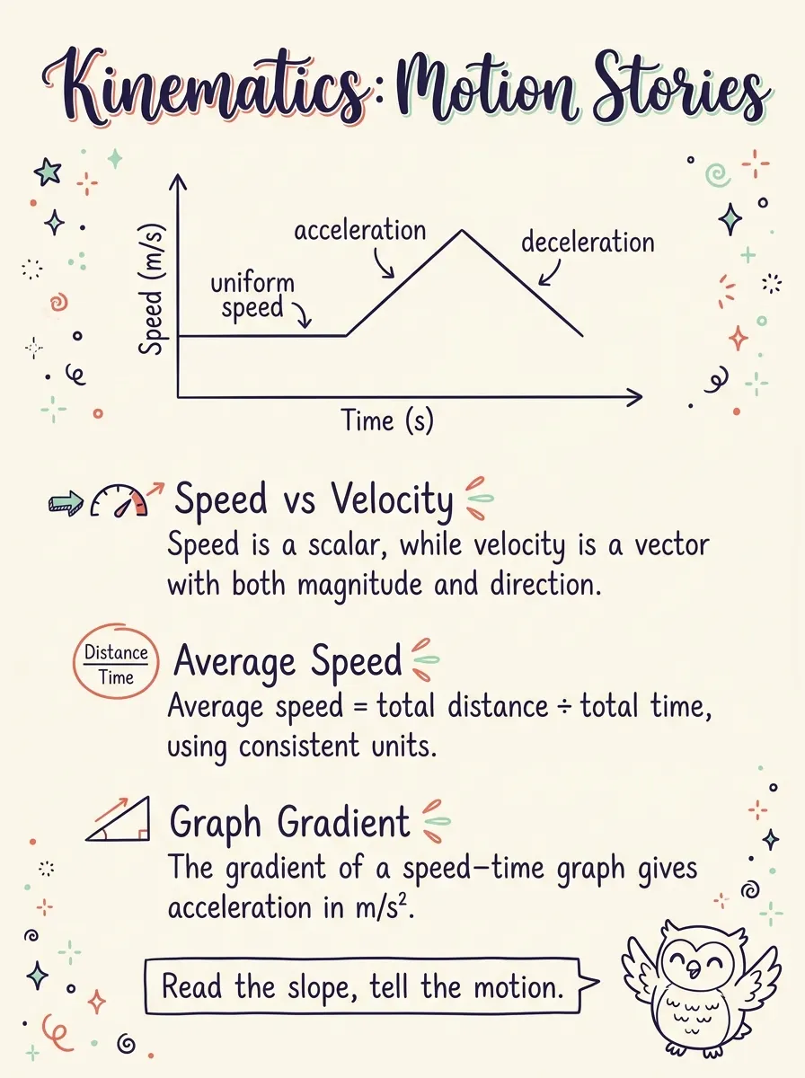 Kinematics: Making Sense of Motion — Study Notes