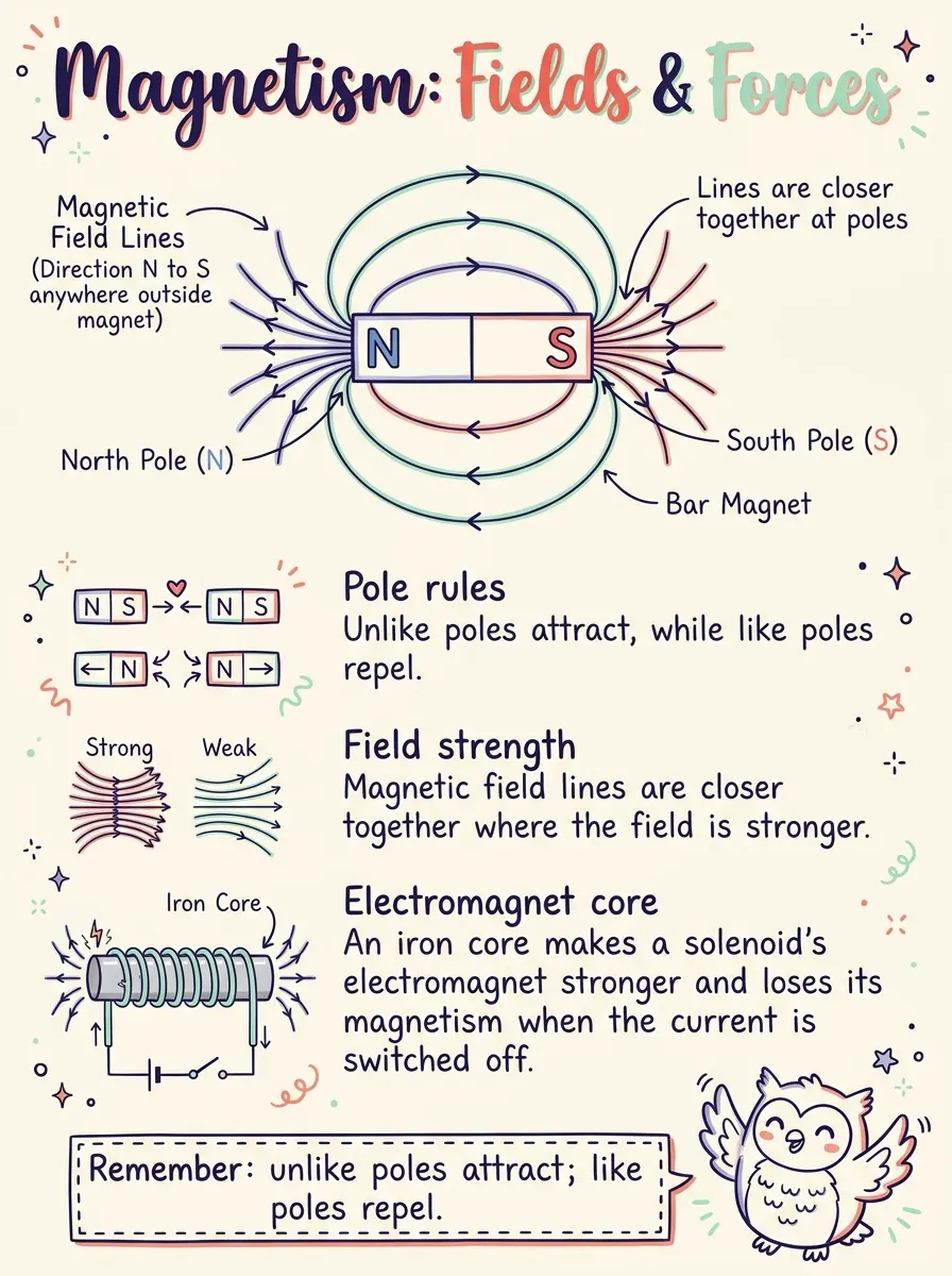 Magnetism: Fields, Forces, and Why Your Compass Almost Always Knows North — Study Notes