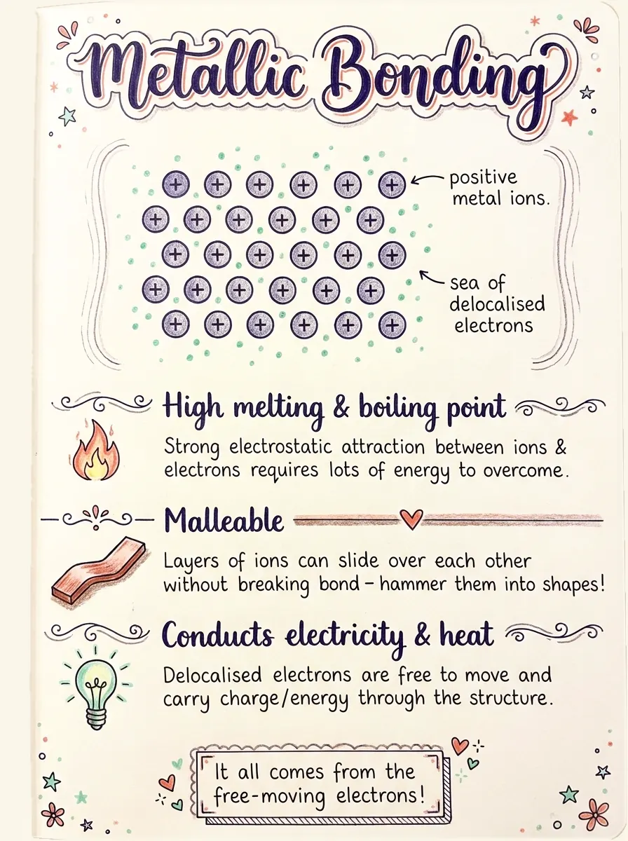 Sea of Delocalised Electrons — study notes