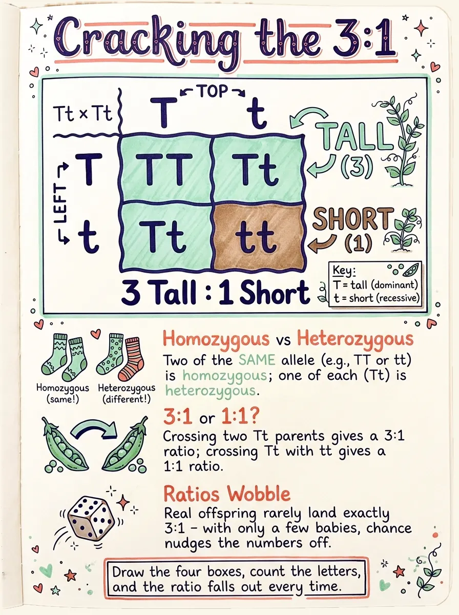 Monohybrid Crosses — Study Notes