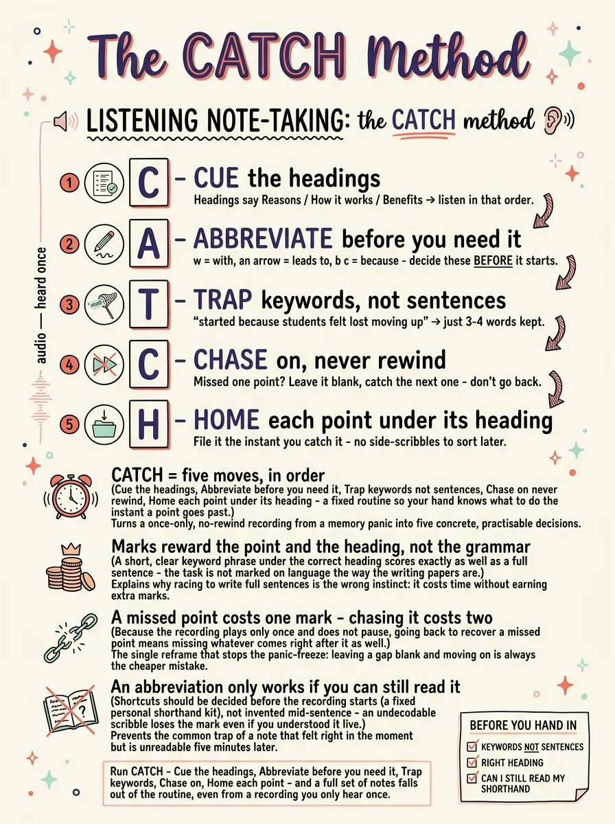 Listening Note-taking — Study Notes