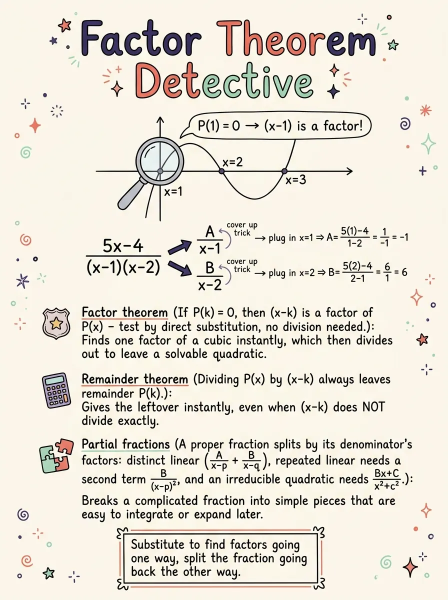 Polynomials and Partial Fractions — Study Notes
