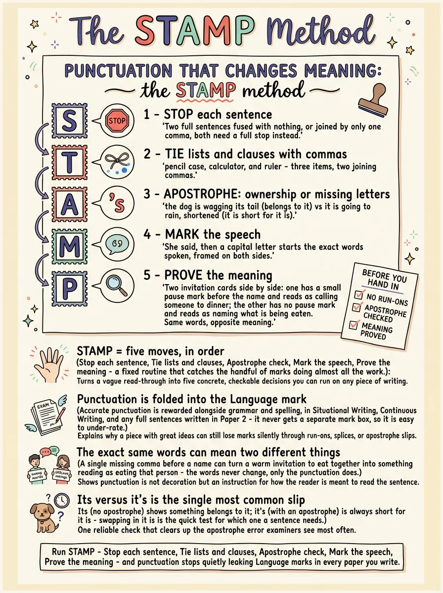 Punctuation that Changes Meaning — Study Notes