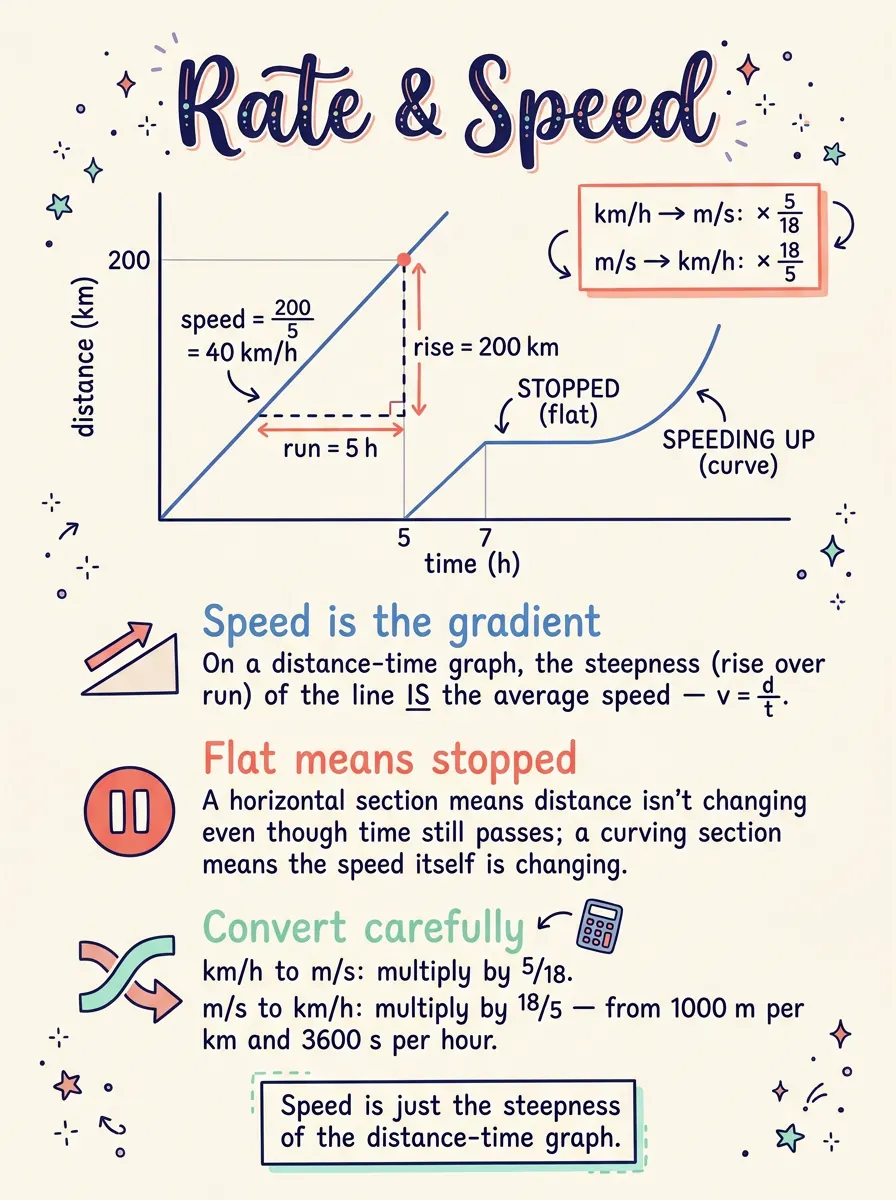 Rate and Speed — Study Notes