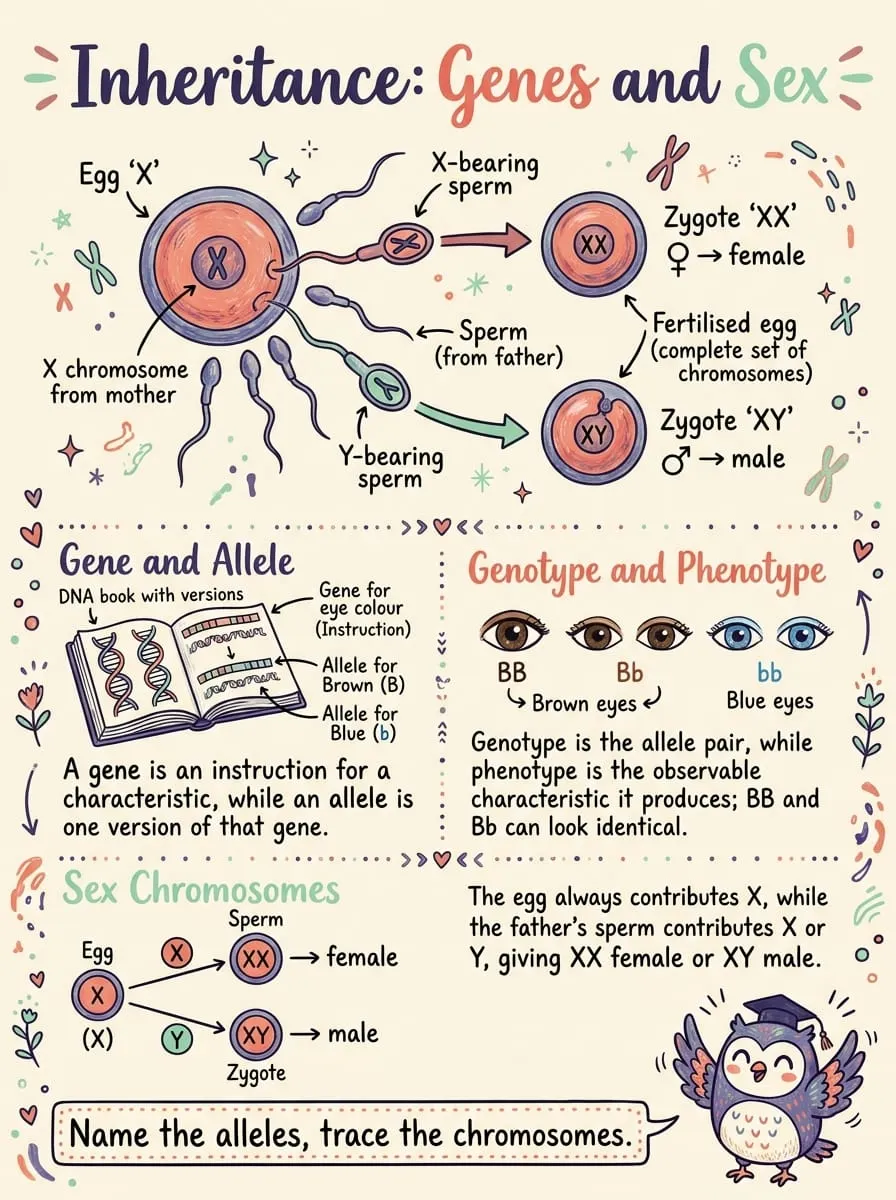 The Passage of Genetic Information from Parent to Offspring — Study Notes