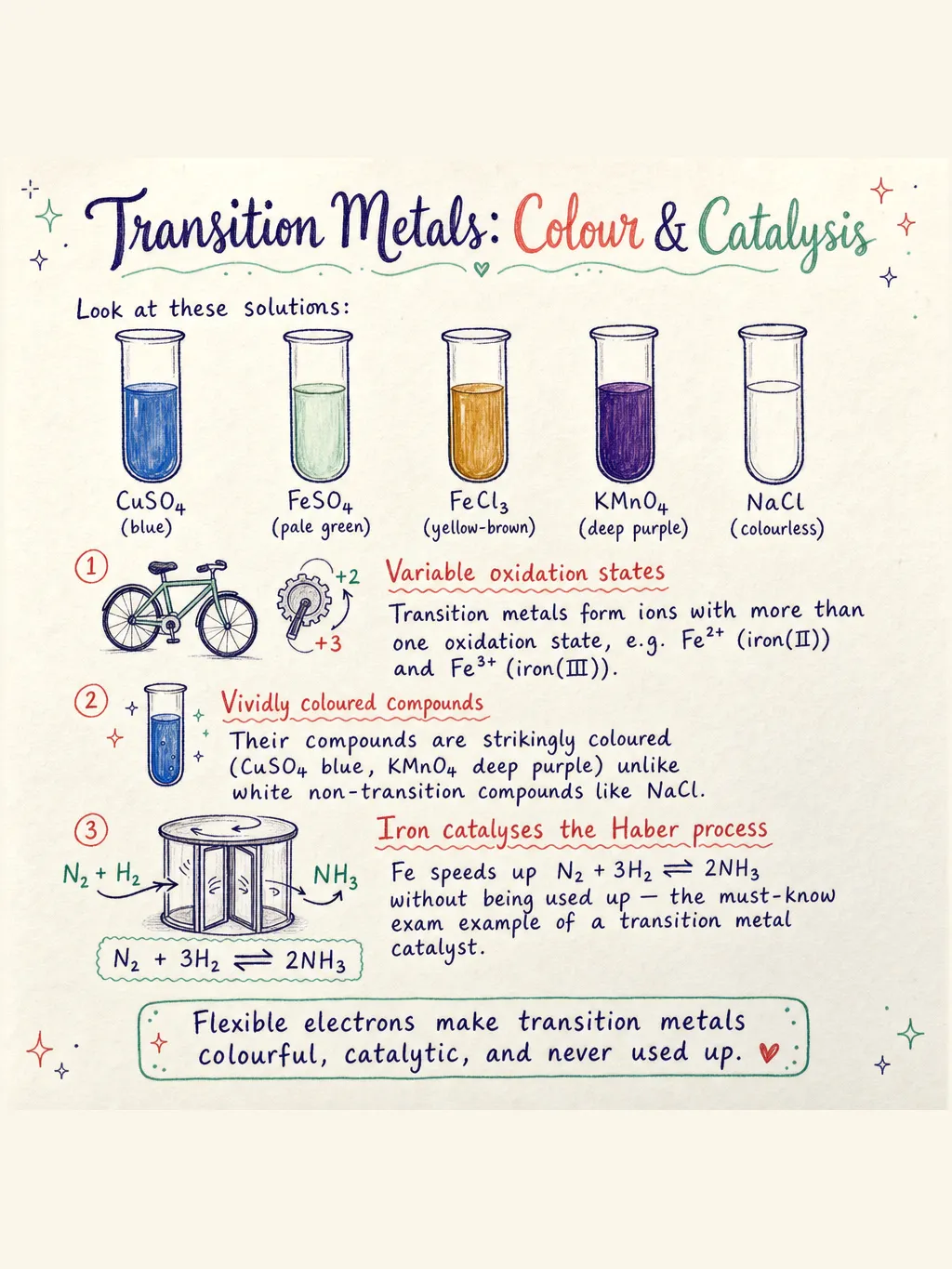 Transition Metals: Colour & Catalysis — study notes