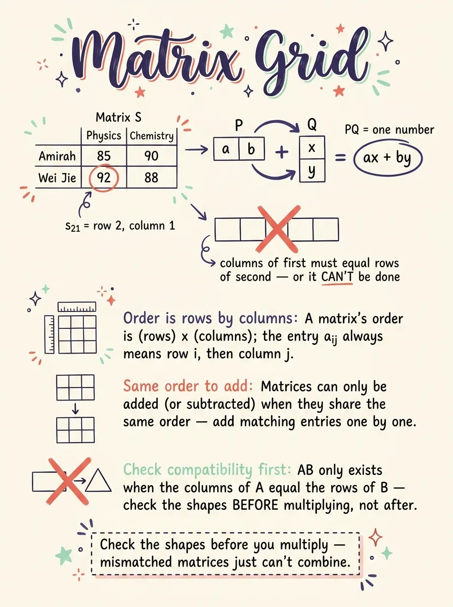 Matrices — Study Notes