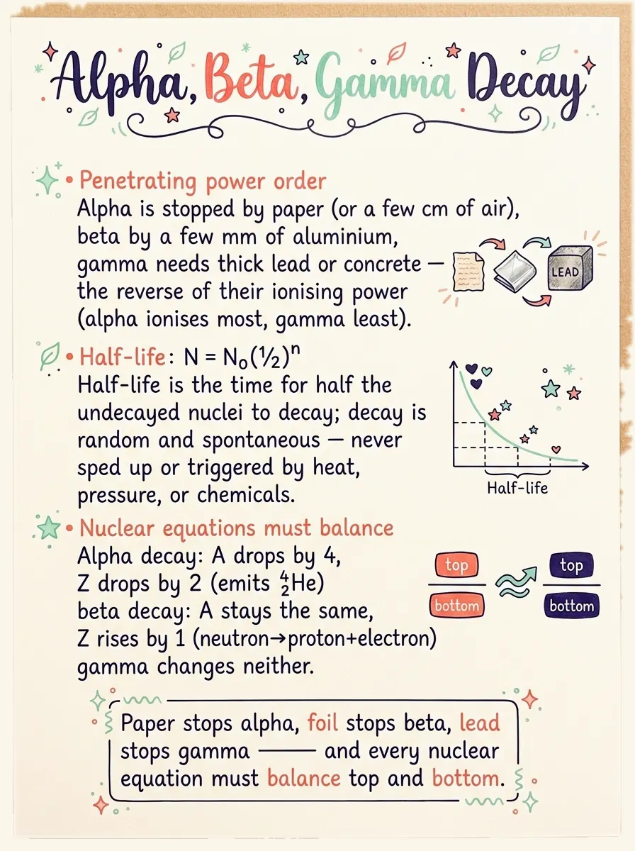 Radioactivity — study notes