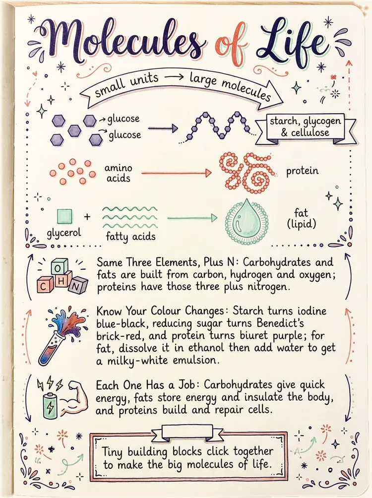 Biological Molecules — Study Notes
