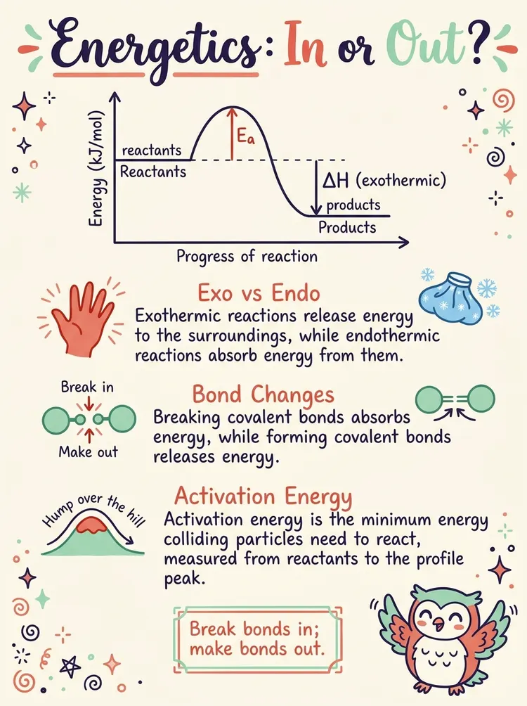 Chemical Energetics: Energy Changes in Reactions — Study Notes