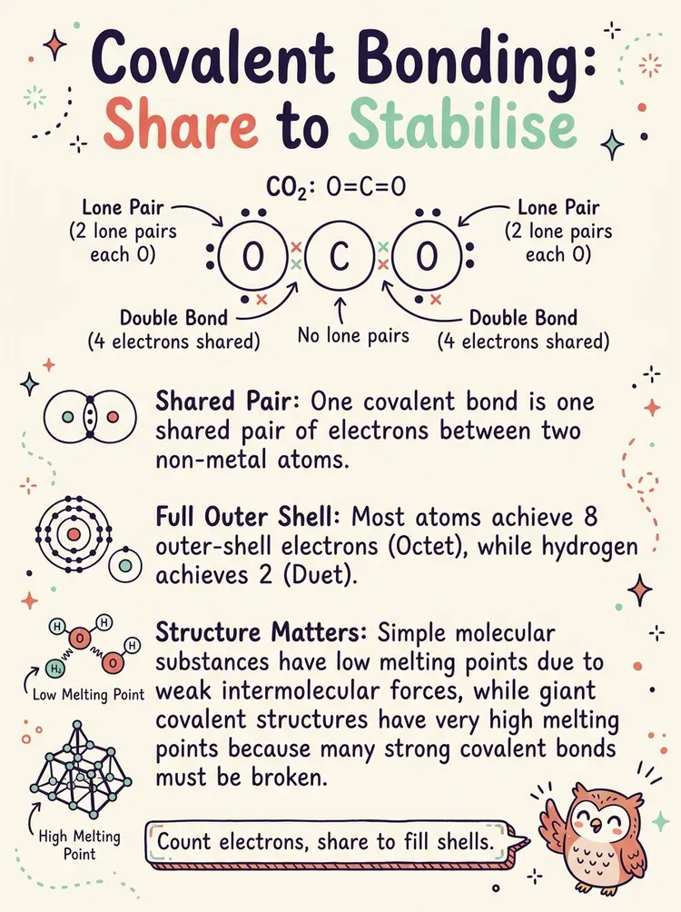 Covalent Bonding: Sharing Is Caring (Electrons, That Is) — Study Notes
