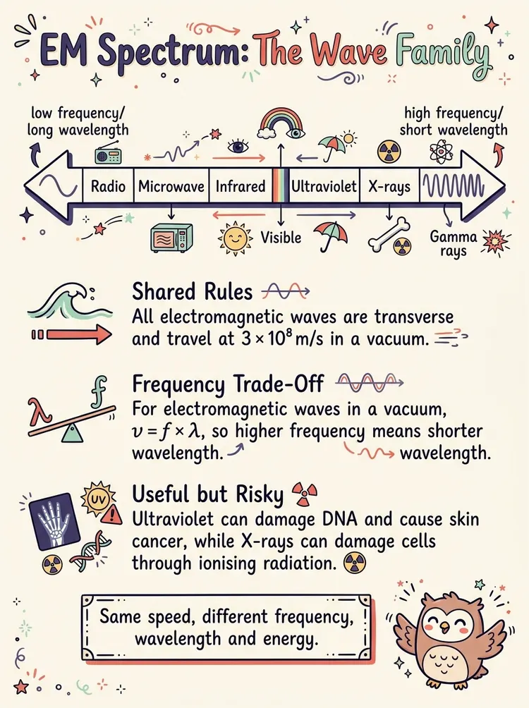 The Electromagnetic Spectrum: Waves You Can't Always See — Study Notes