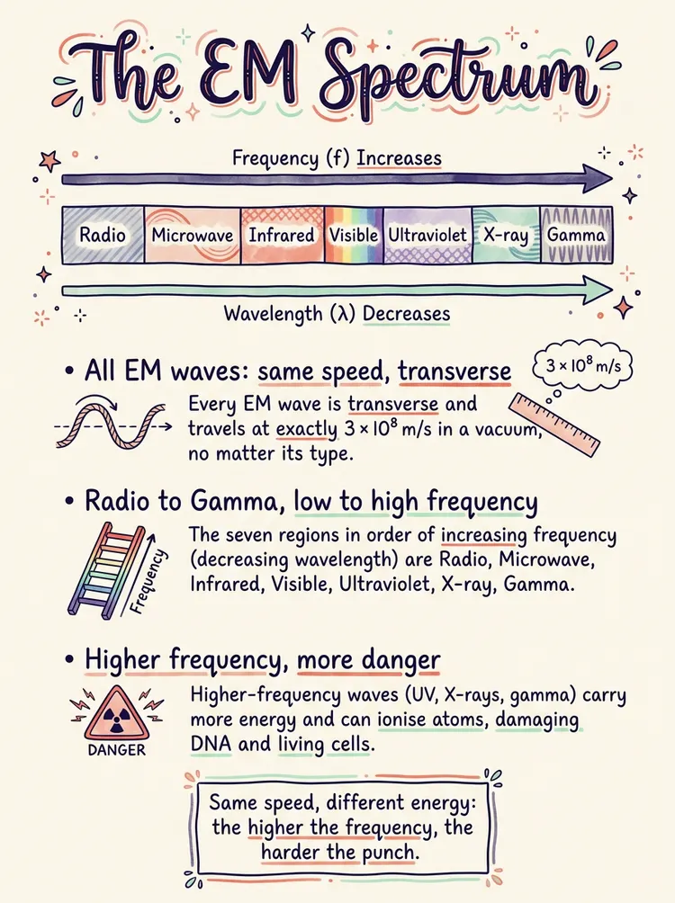 Electromagnetic Spectrum — study notes