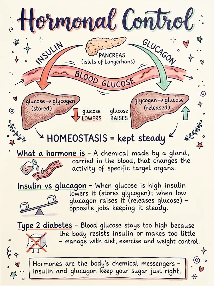 Hormonal Control — Study Notes