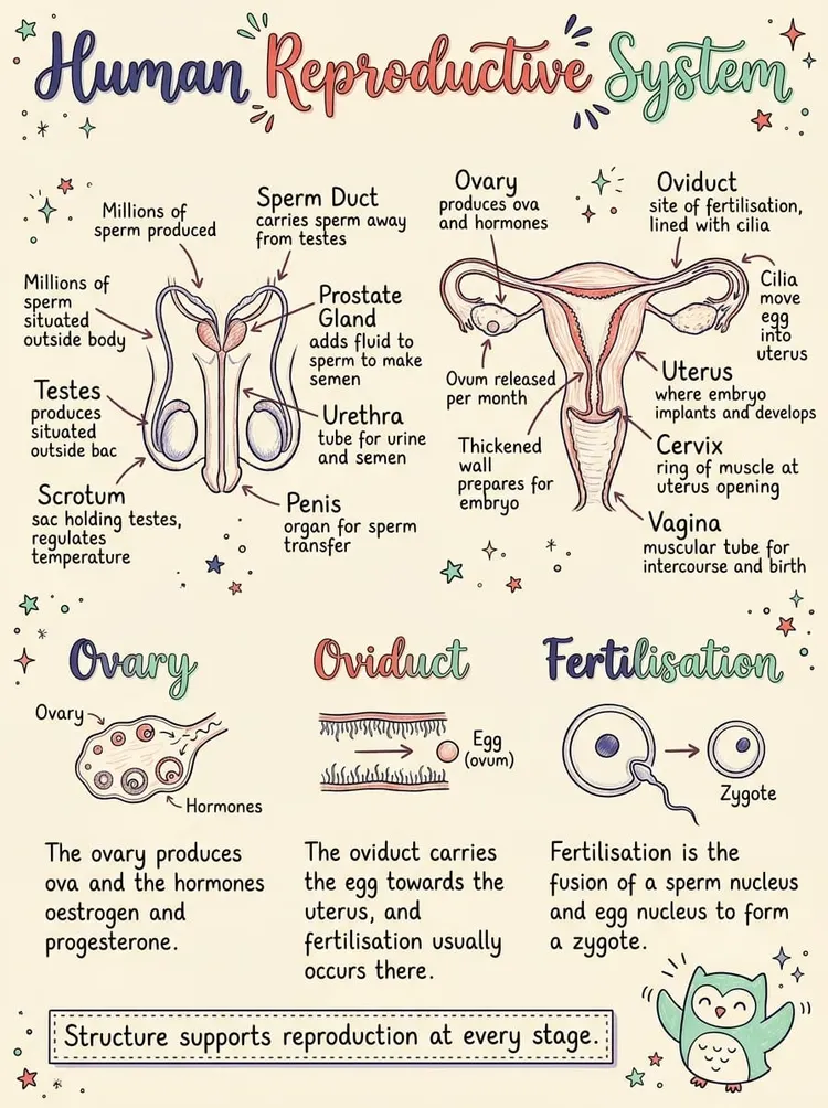 Human Reproductive System — Study Notes