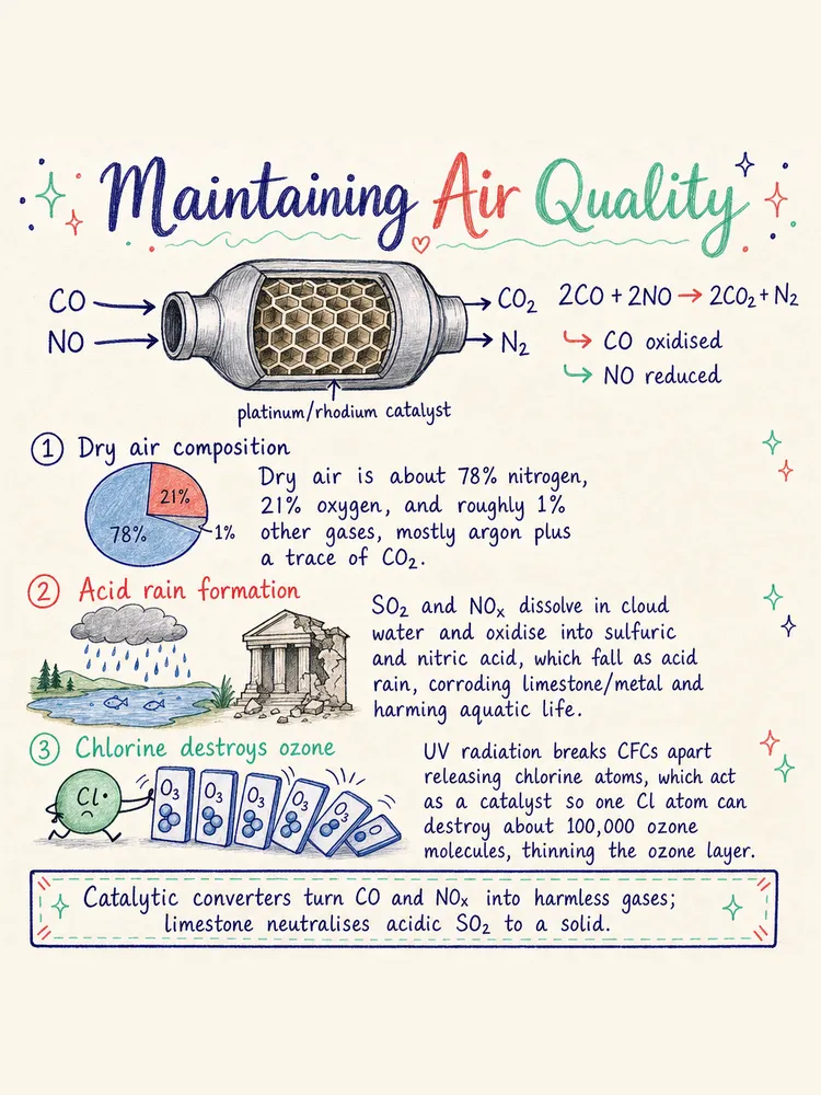 Maintaining Air Quality — study notes