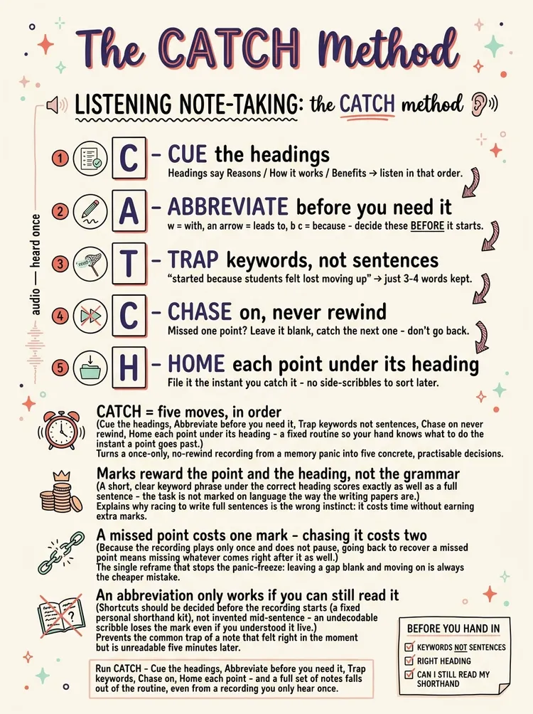 Listening Note-taking — Study Notes