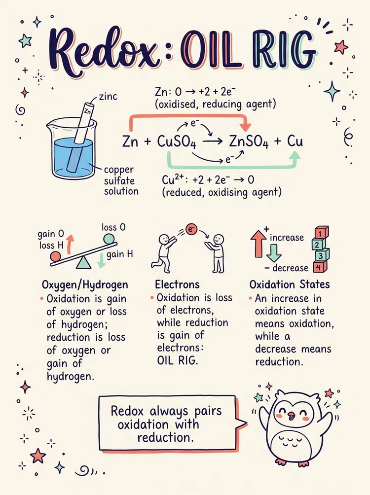 Oxidation and Reduction: A Complete Guide — Study Notes