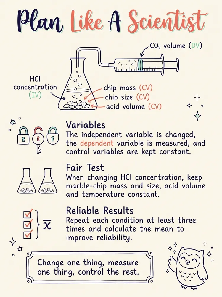 Planning Experiments in Chemistry — Study Notes