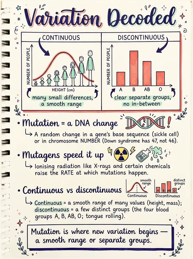 Variation — Study Notes