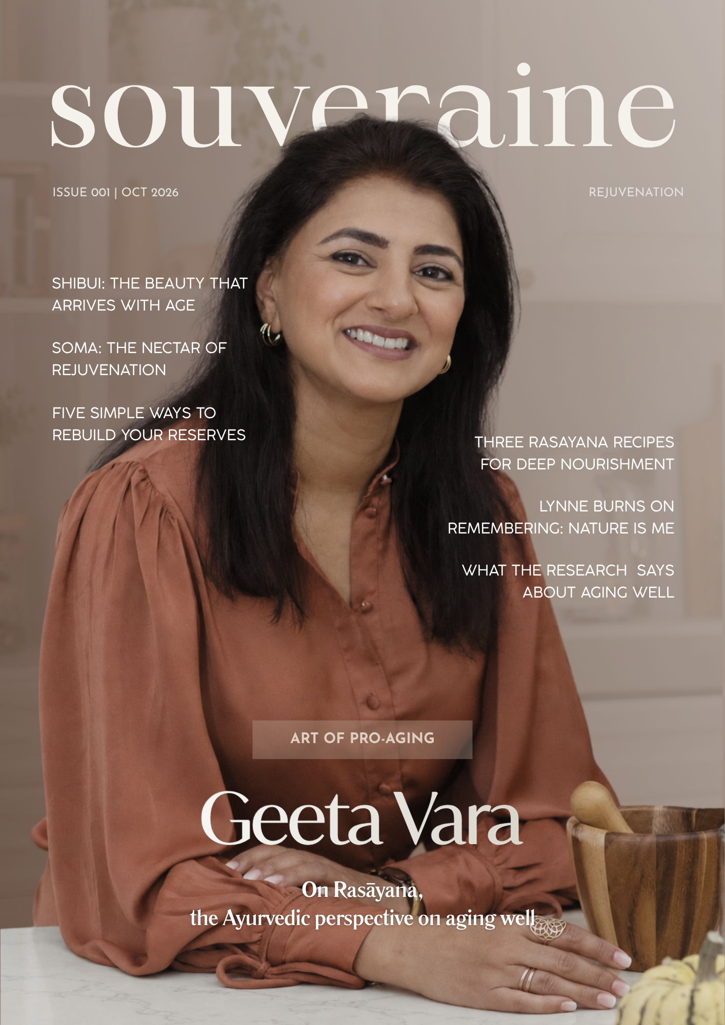 Souveraine Issue 001 featuring Geeta Vara
