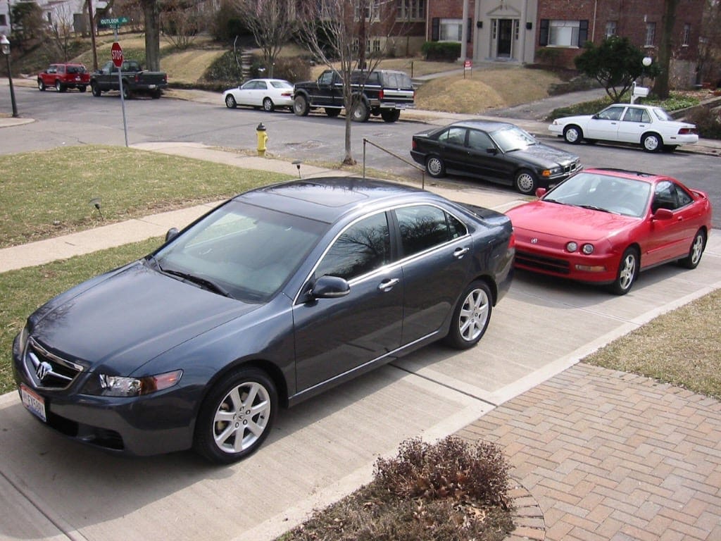 My 2004 Acura TSX and 1994 Integra GS-R Ticket Magnet