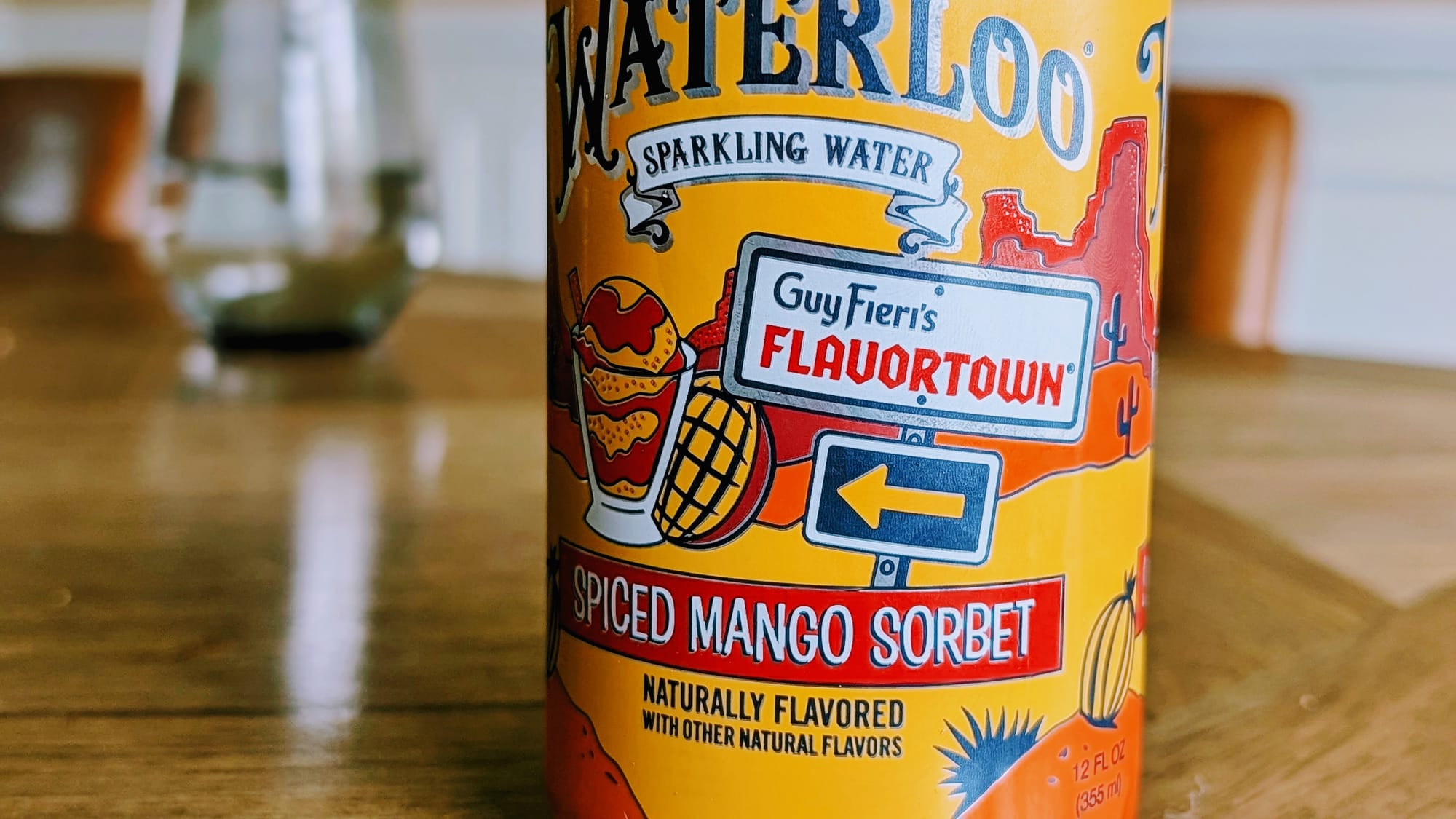 Waterloo Spiced Mango Sorbet can.