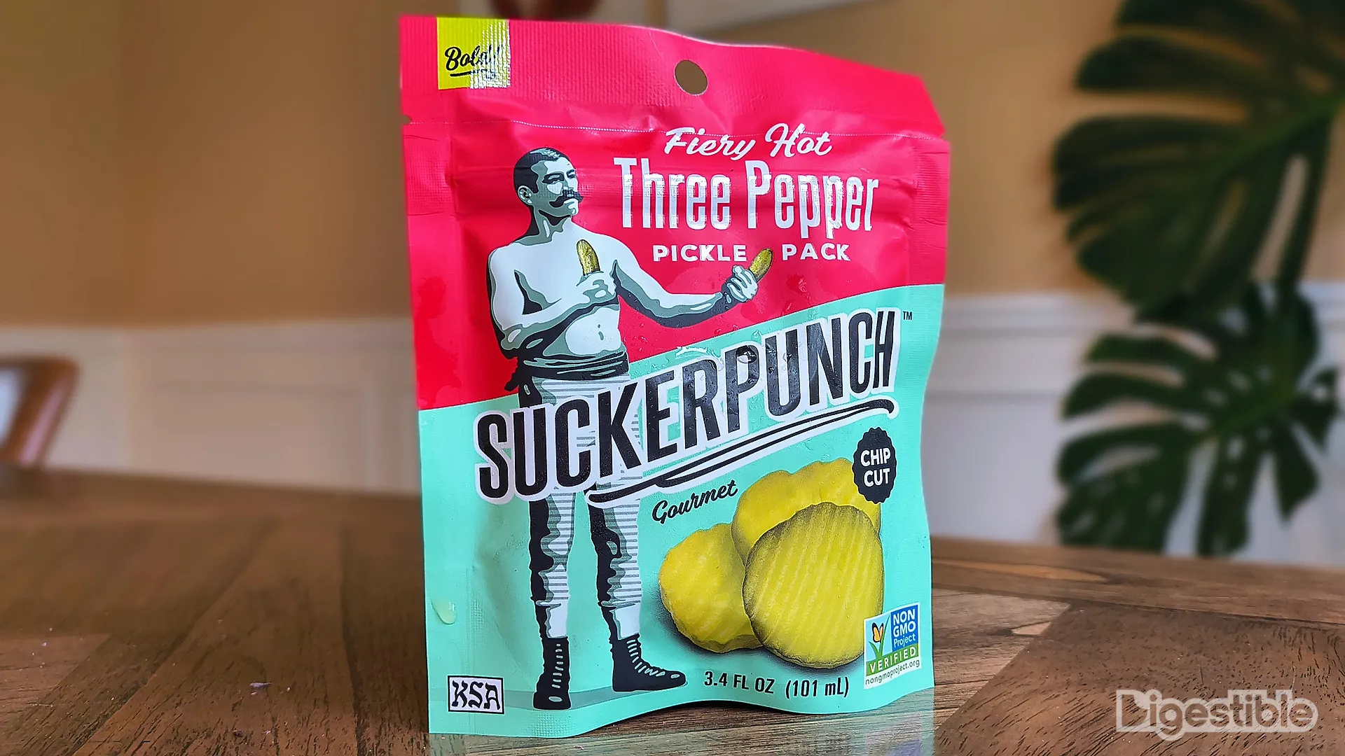 Three pepper pickles pouch.