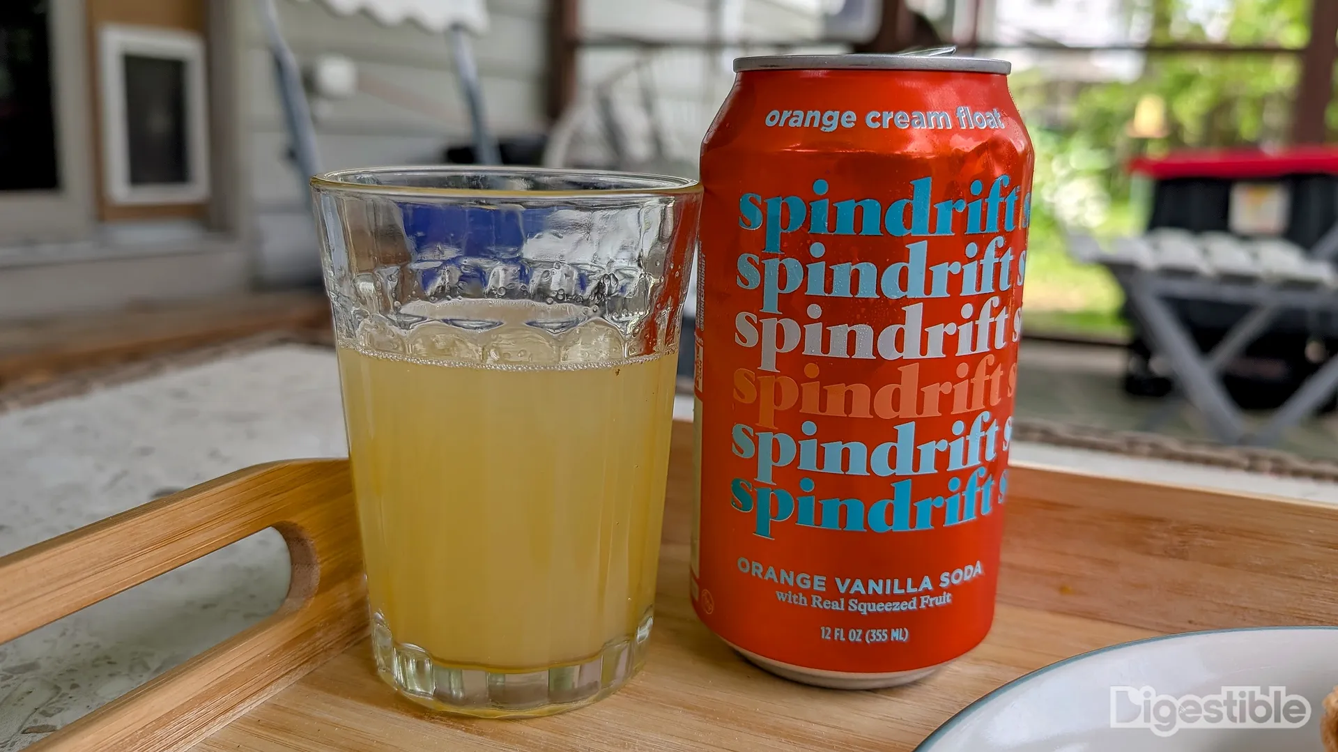 Spindrift Orange Cream Float.