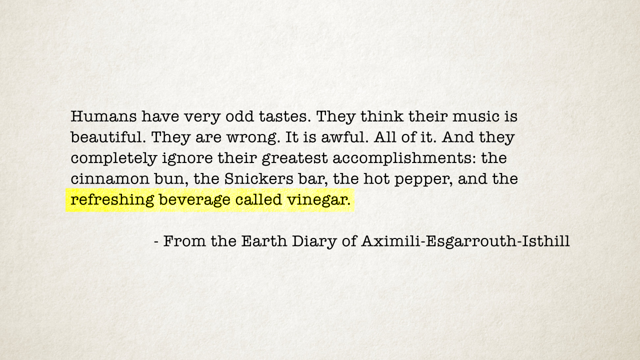 An excerpt from Animorphs book 8.