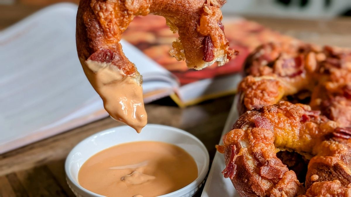 Baconator Soft Pretzels From The Mythical Cookbook