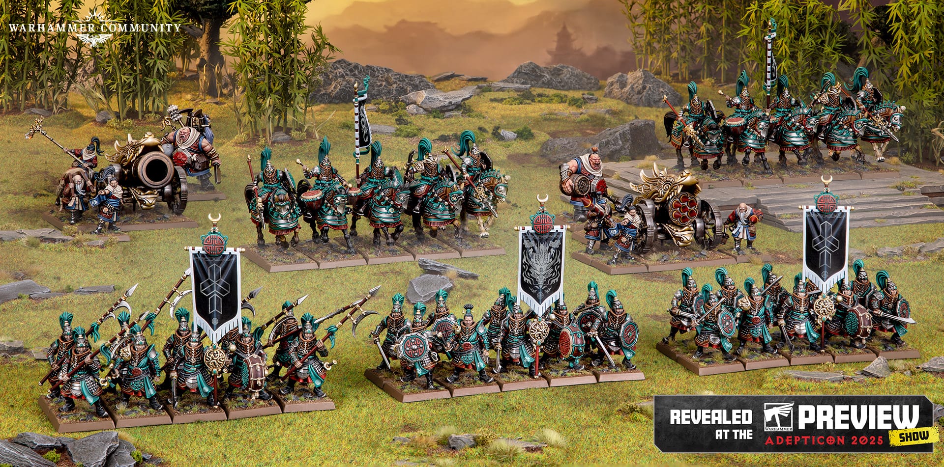 A photo of a small Grand Cathayan force