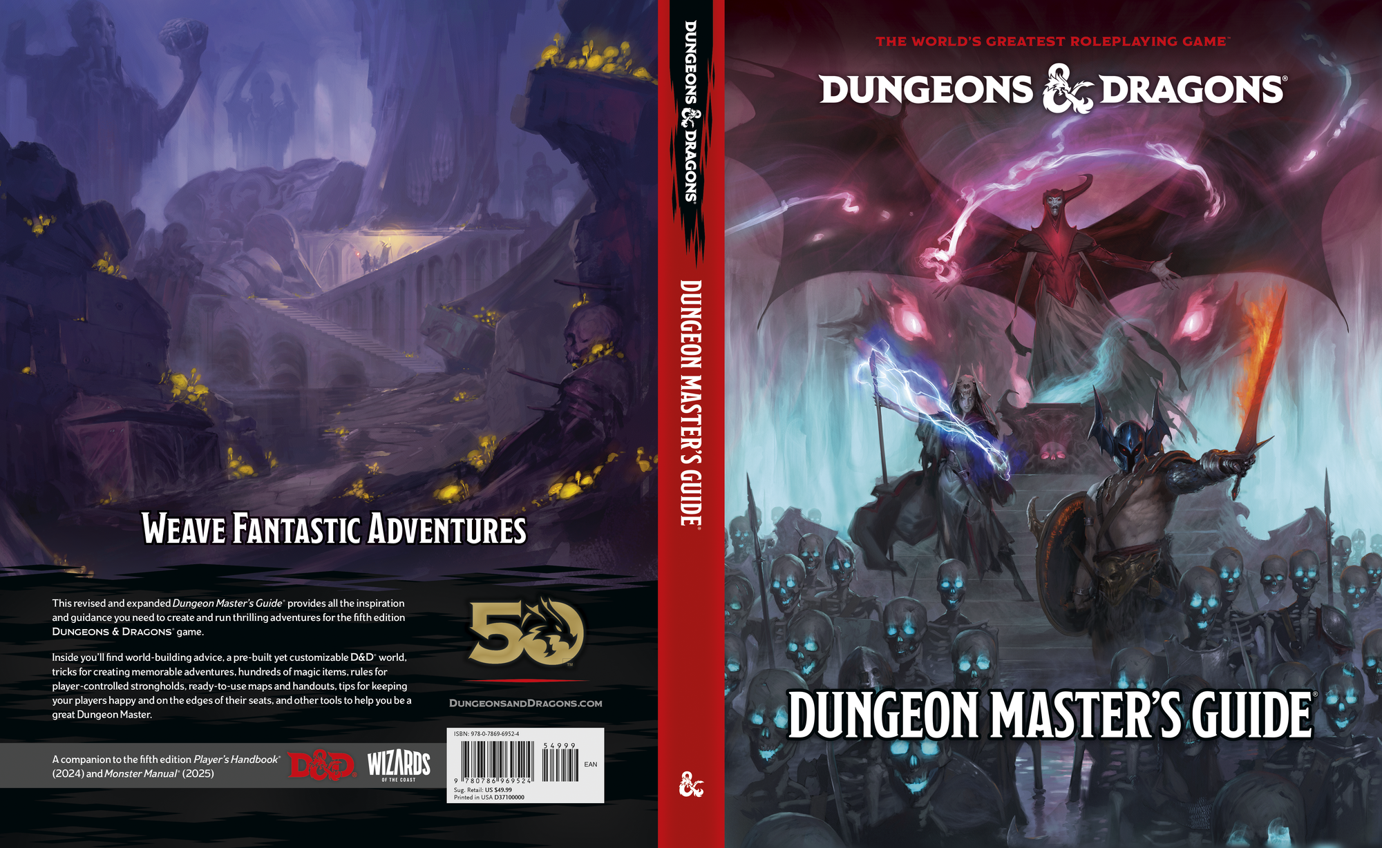 The cover of the 2024 Dungeon Master's Guide. Which I guess is now the 5.5e DMG.