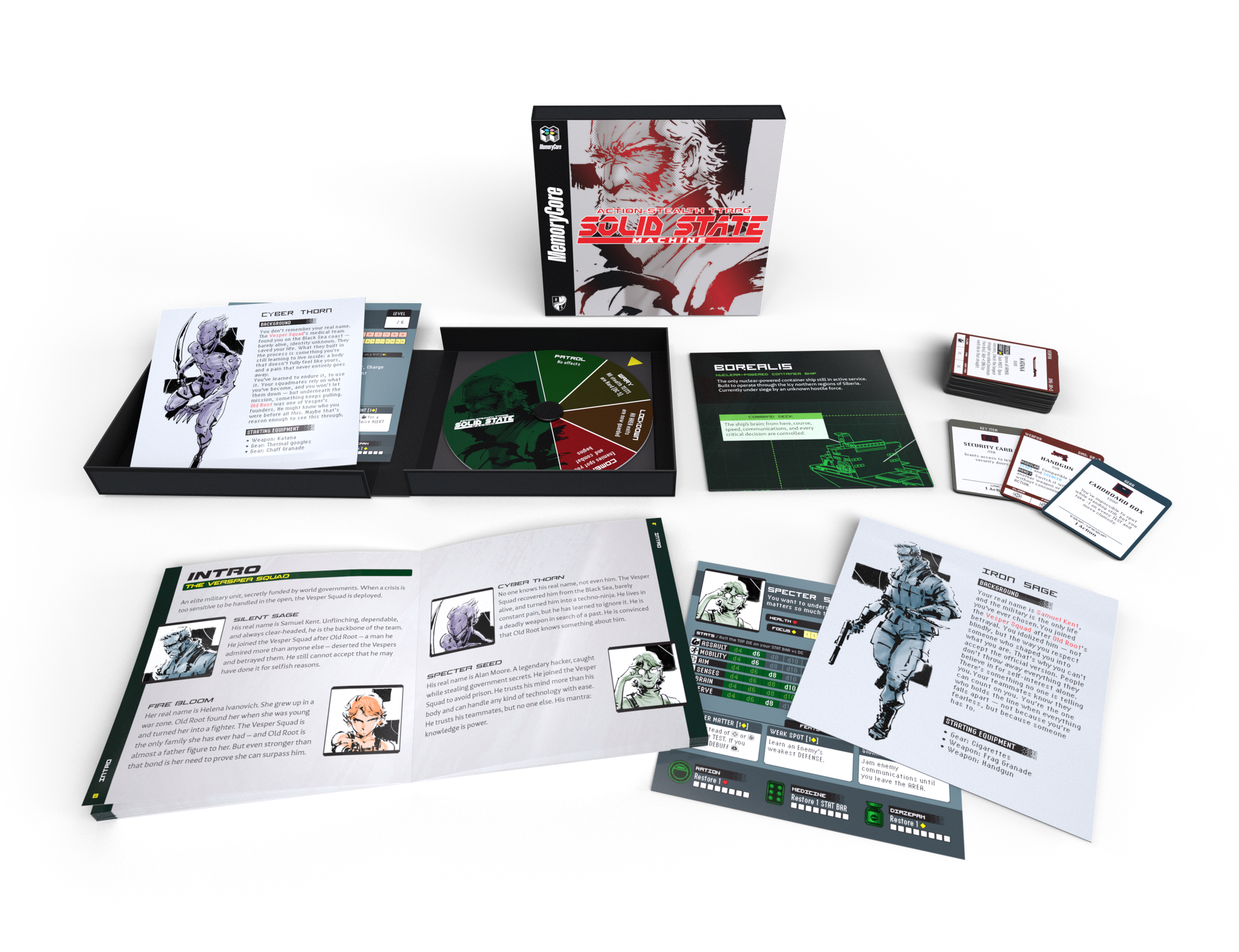 MemoryCore Solid State Machine Game Box Contents