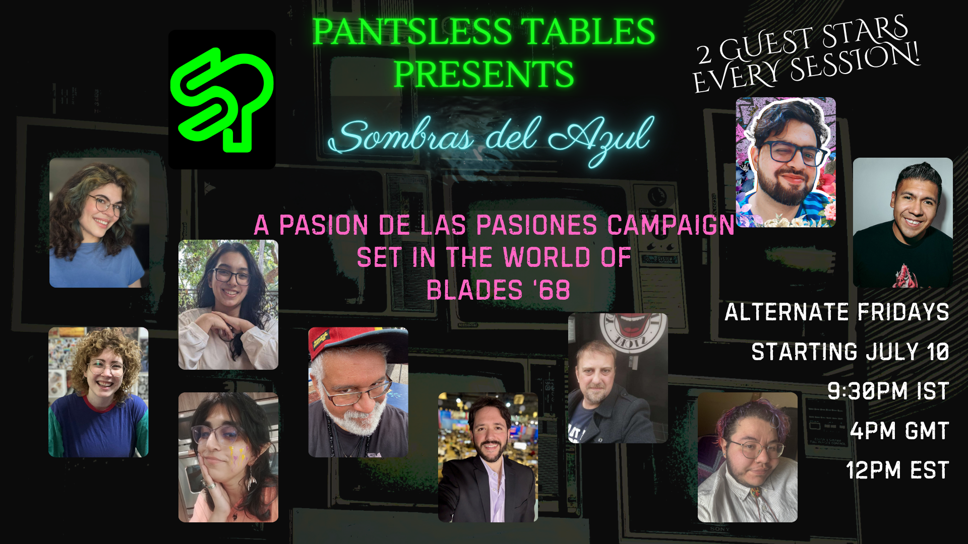 Pasión de las Pasiones Meets Blades '68 in this new Actual Play