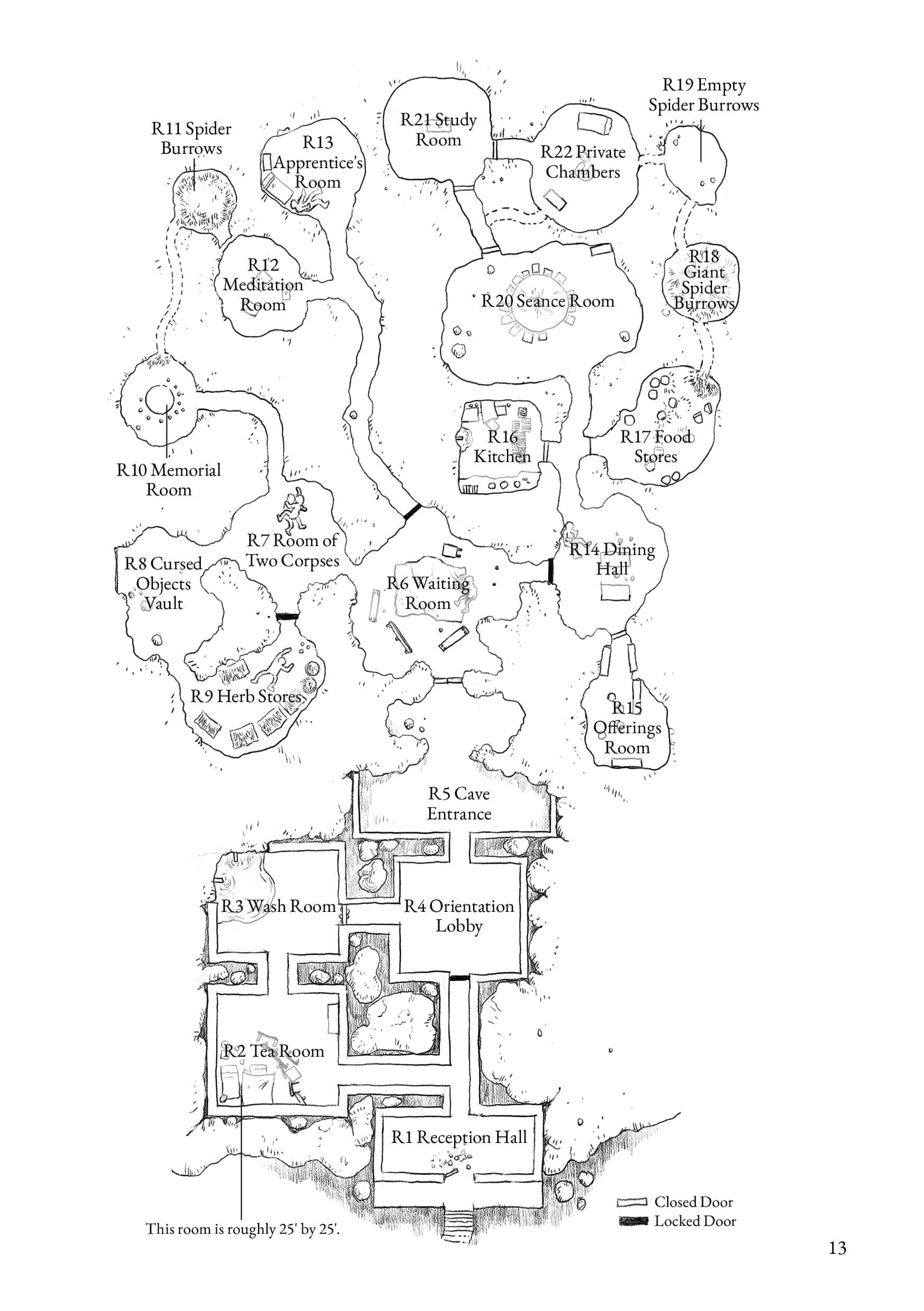 Page from "What Happened to the Silver Spoon Boys?". This page is the map page.