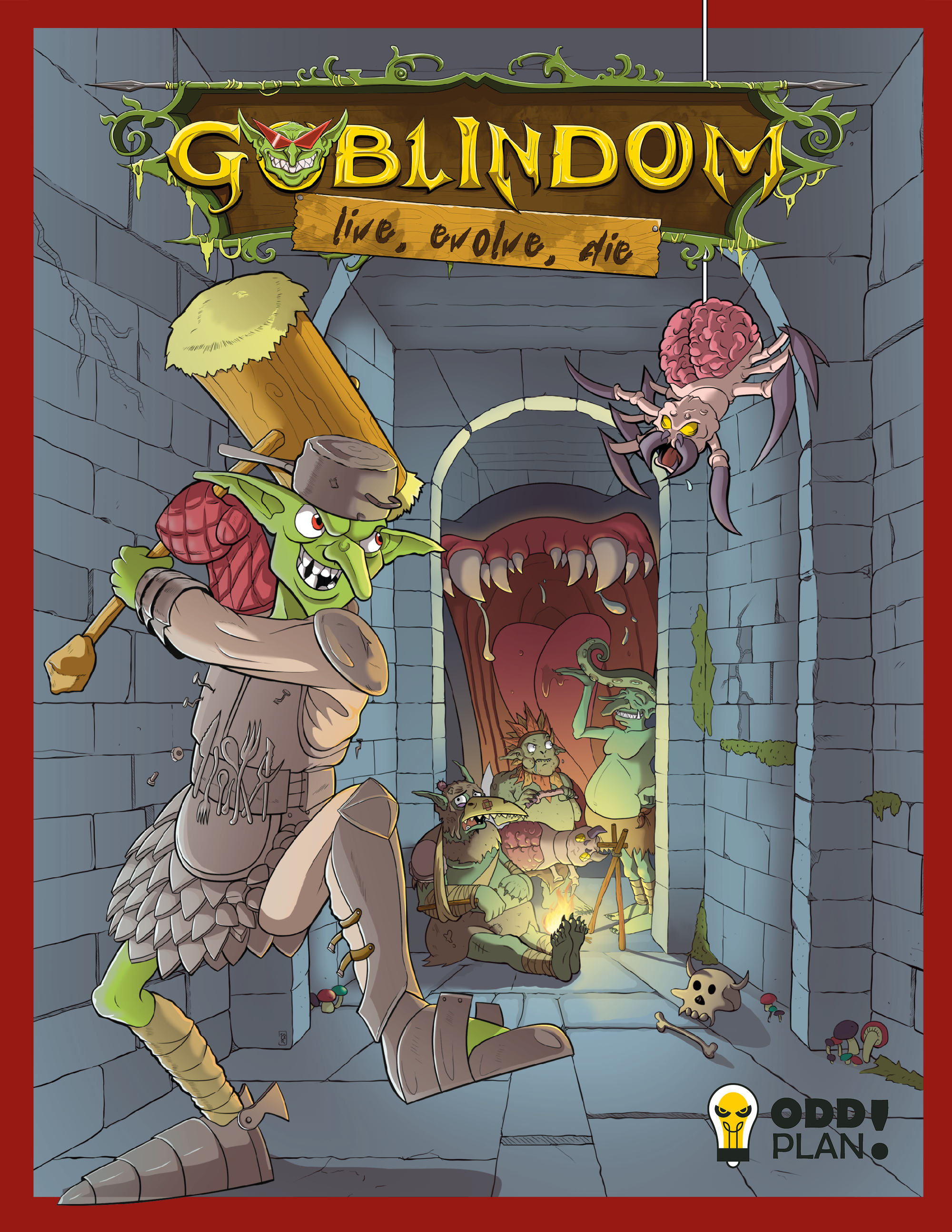 The book cover of Goblindom, published by Oddplan!