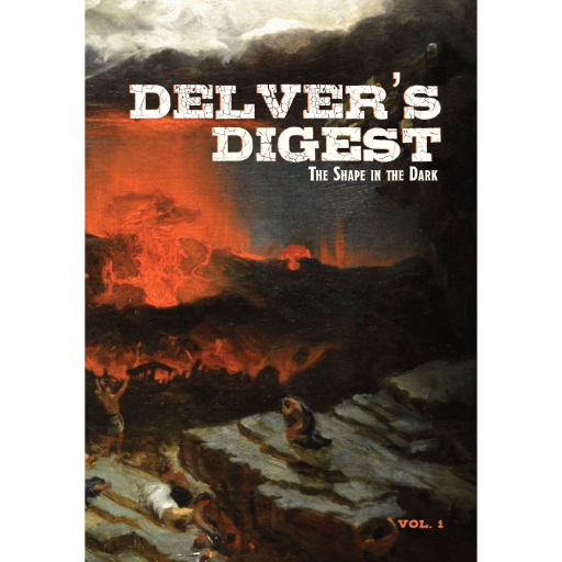 Registro visual de Delver's Digest: uma antologia de horror TTRPG com seis one-shots de autores indianos