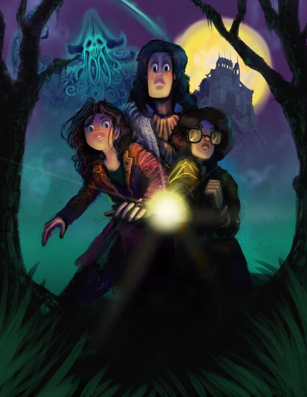 The Mystery solvers in action