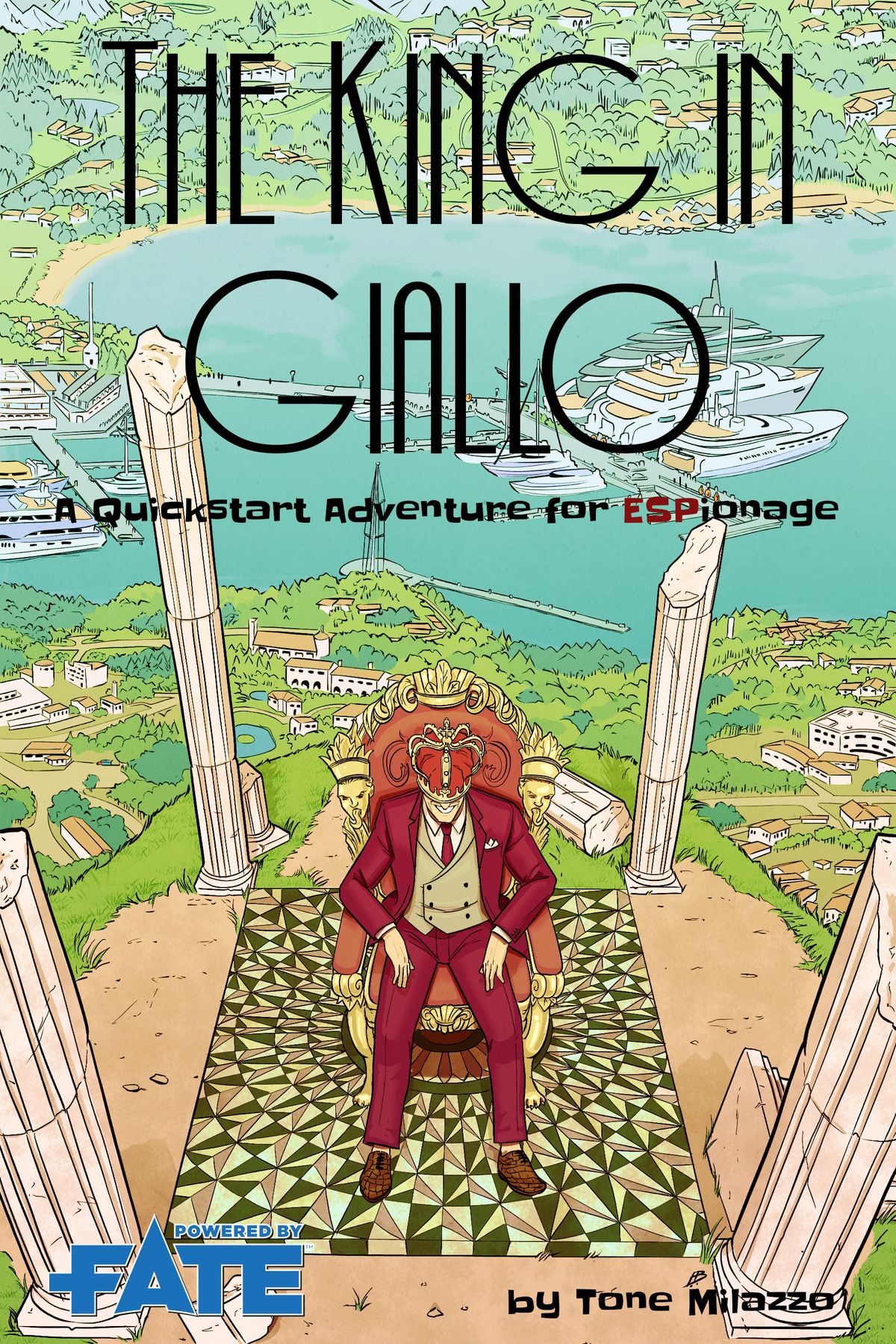 The King in Giallo, a Quickstart Adventure for ESPionage, Kickstarting Now