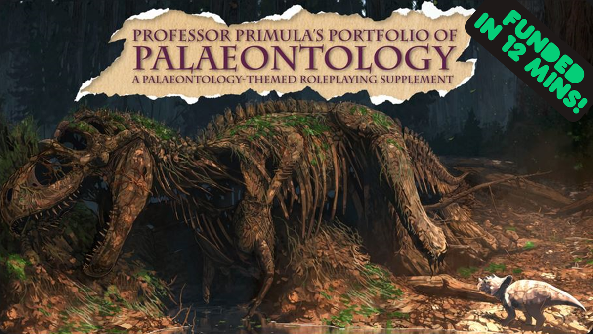 Over 1400% funded: Professor Primula’s Portfolio of Palaeontology by PalaeoGames